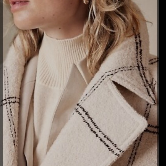 🩷NEW Wool Banana Republic Coat - Picture 3 of 8